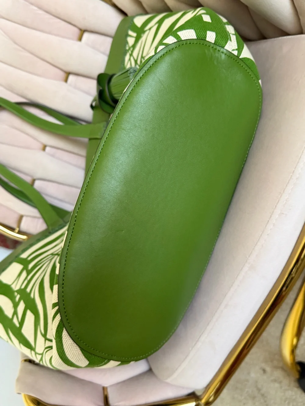 kate spade ♠️ The Pier Palm Fronds Canvas Large Tote 🌴